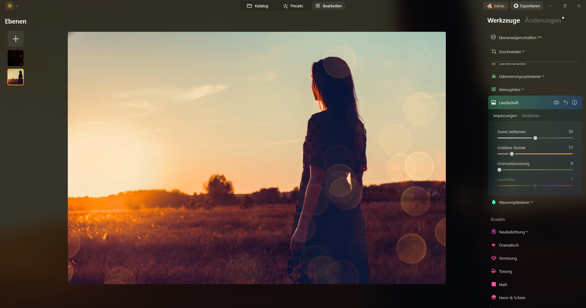 5. Golden Hour Fotografie Post-Processing | Luminarneo Blog