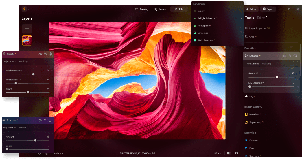 Kostenlose Lightroom-Alternativen: Top-Programme für Bildbearbeitung | Luminar Neo Blog (2)