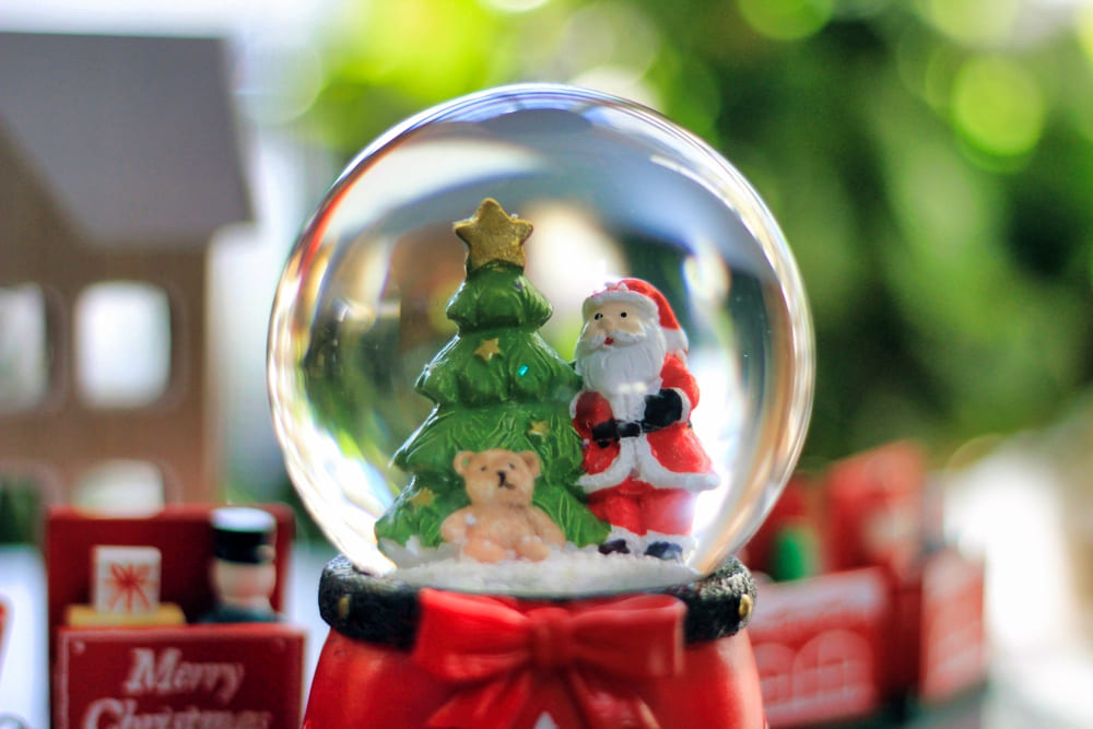 Makroaufnahme einer Neujahrsschneeschicht | Luminar Neo Blog