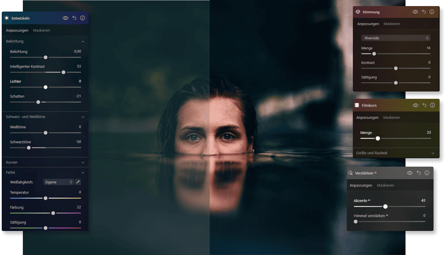 Ein Beispiel für die Bearbeitung eines Fotos als Einzelbild aus einem Film mit Luminar Neo | Luminar Neo Blog