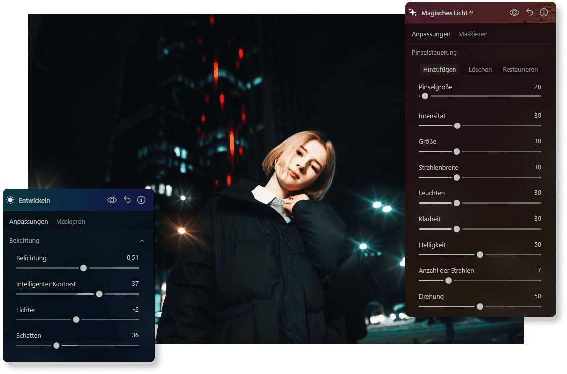 Ein Beispiel für die Bearbeitung von Nachtfotografien in Luminar Neo | Luminar Neo Blog