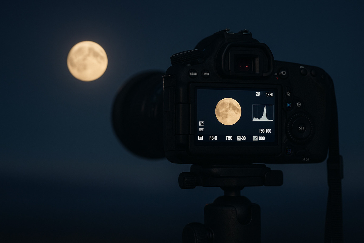 Mond fotografieren – Dein Guide für beeindruckende Mondaufnahmen | Luminar Neo Blog (9)