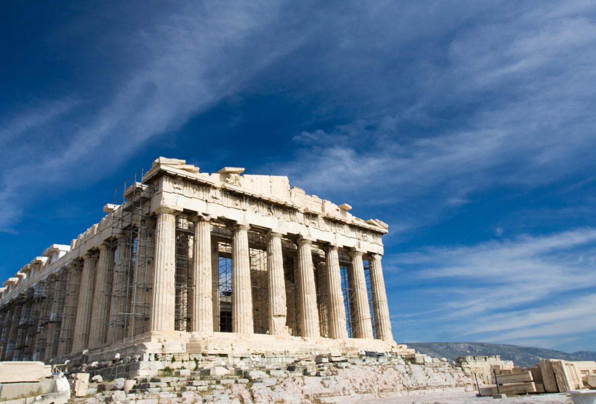 Fassaden des Parthenon in Athen | Luminar Neo Blog