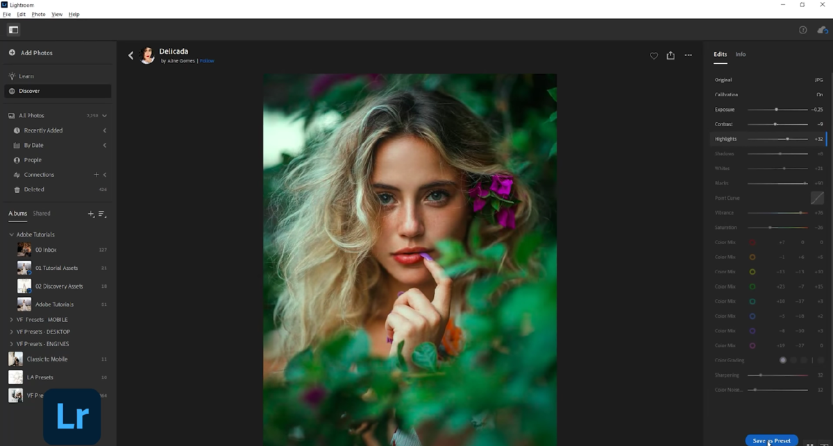 Arbeiten mit einem Porträt in Lightroom | Luminar Neo Blog 