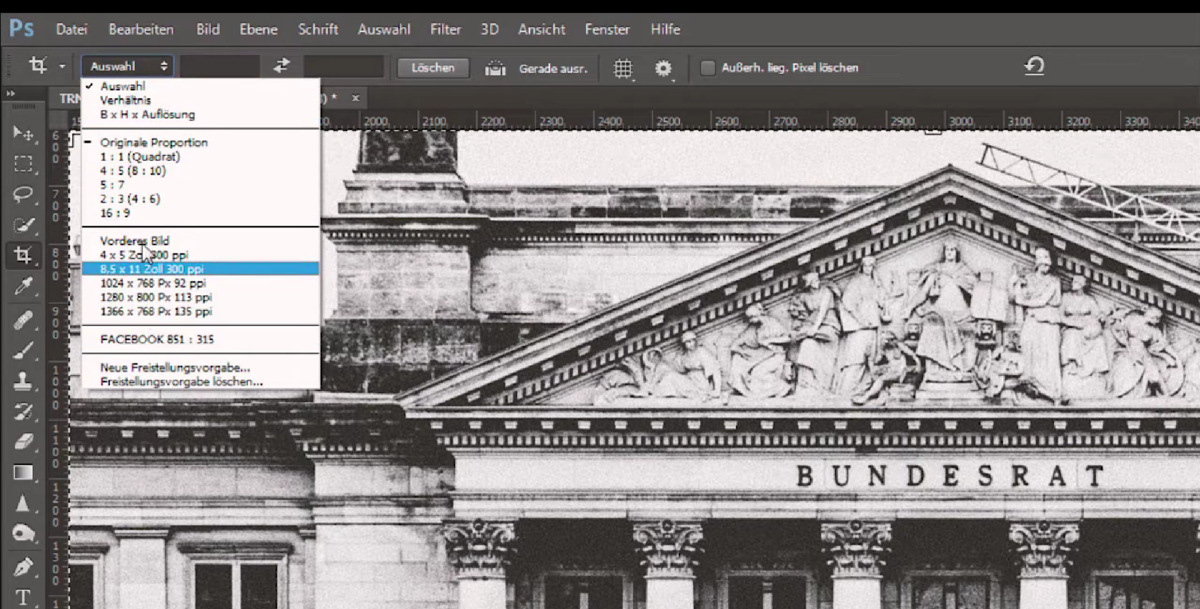 Das Crop Tool in Photoshop | Luminar Neo Blog 