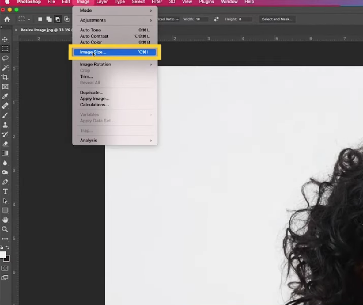 Resize Image Option in Photoshop | Luminar Neo Blog