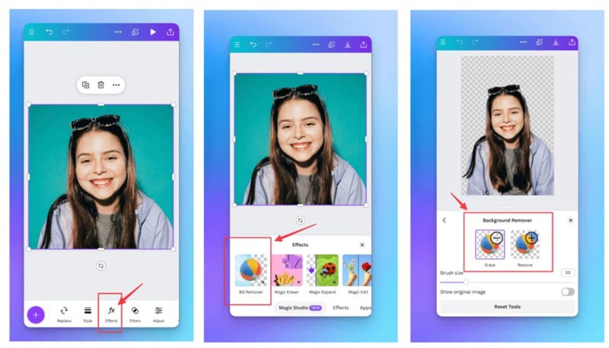 Mobile Anwendung Canva | Luminar Neo Blog 