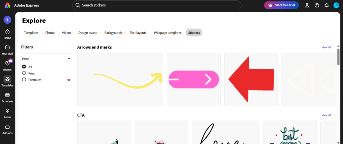 Aufkleber Adobe Express | Luminar Neo Blog