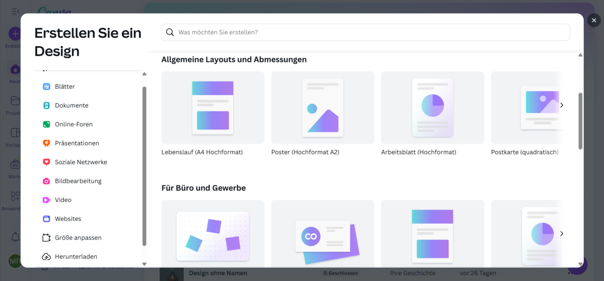Designs in Canva | Luminar Neo Blog
