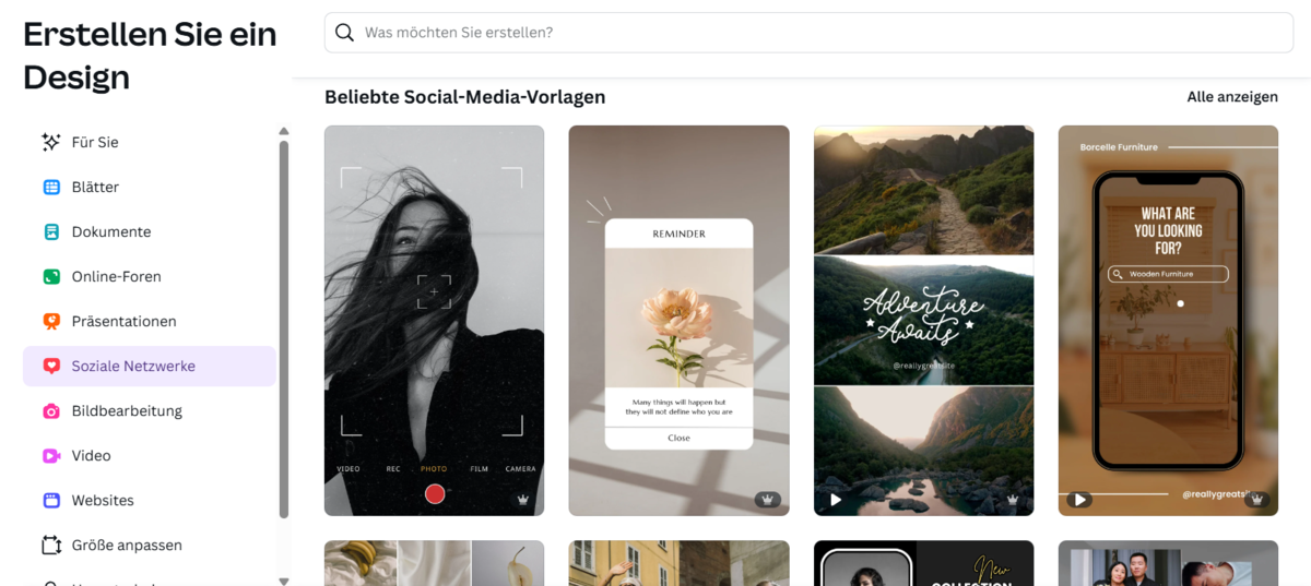 Social-Media-Vorlagen in Canva | Luminar Neo Blog