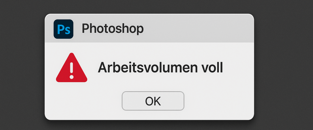 Photoshop: Arbeitsvolumen voll – Das kannst du tun | Luminar Neo Blog
