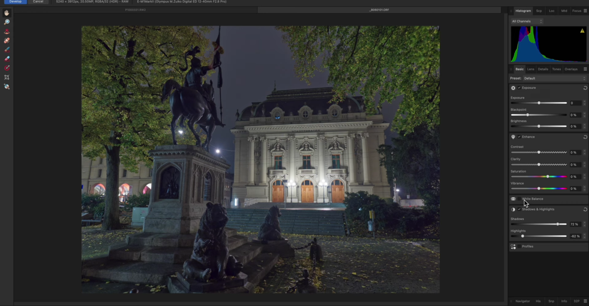RAW-Entwicklung Affinity Photo | Luminar Neo Blog 