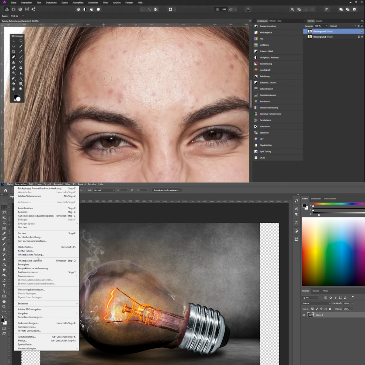 Bearbeiten in Affinity Photoshop | Luminar Neo Blog 