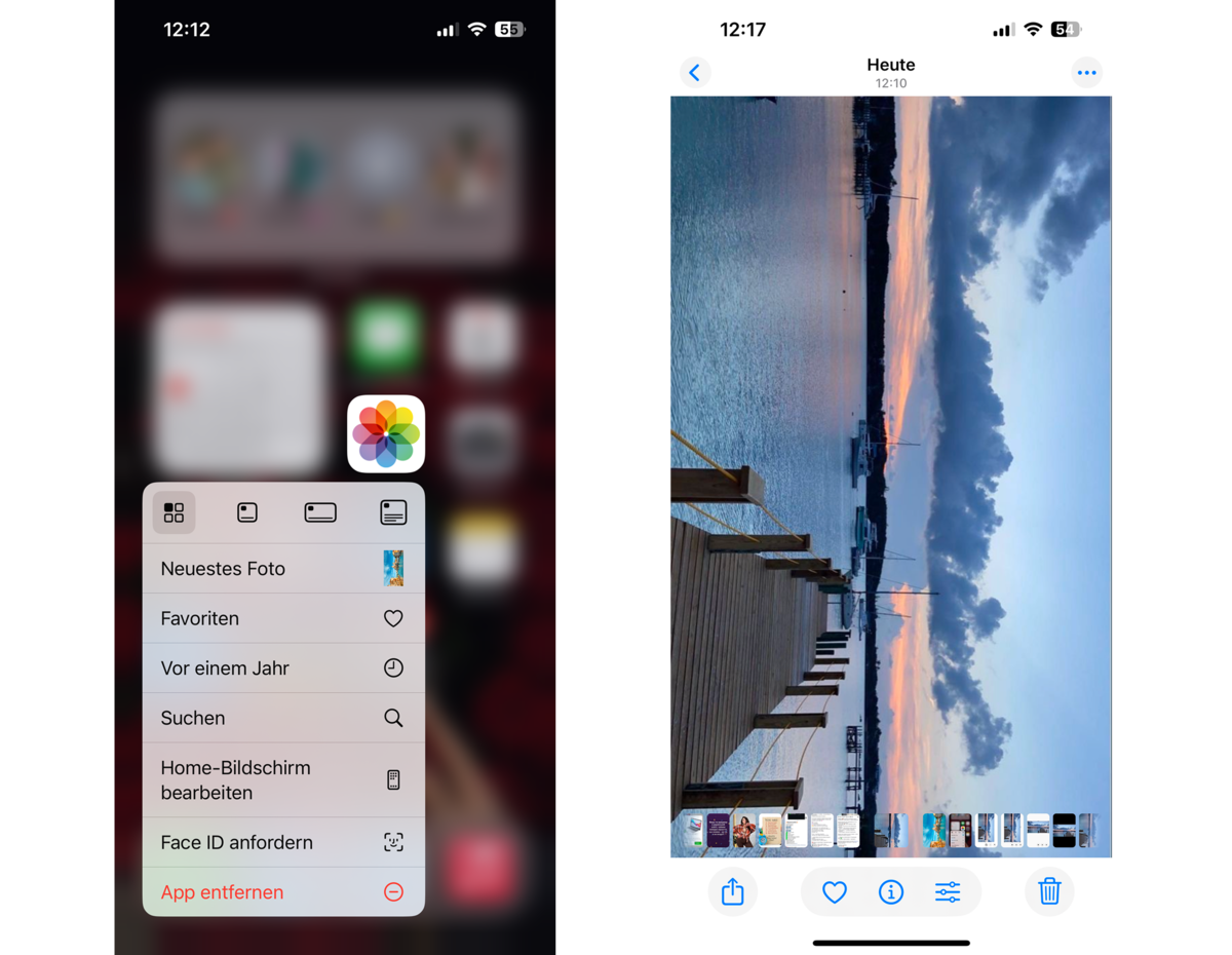 Fotos auf dem iPhone teilen und auswählen | Luminar Neo Blog

