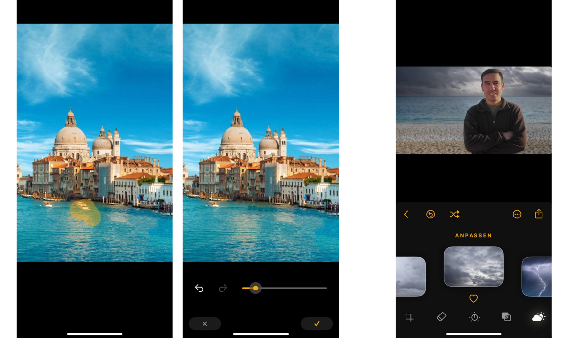 Radiergummi und Himmelsanpassungen in Luminar Mobile | Luminar Neo Blog