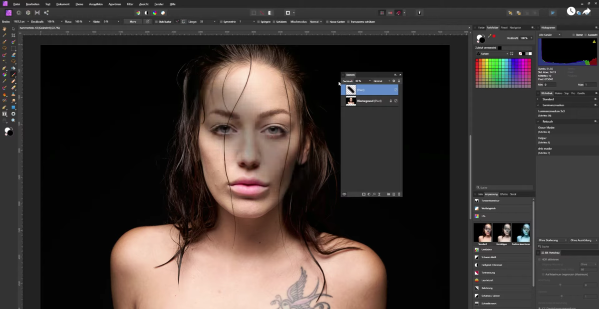 Masken und Ebenen in Affinity | Luminar Neo Blog 