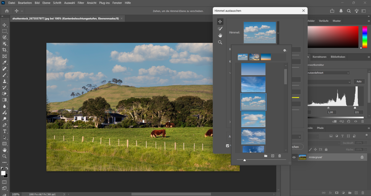 Den Himmel in Photoshop auswählen | Luminar Neo Blog
