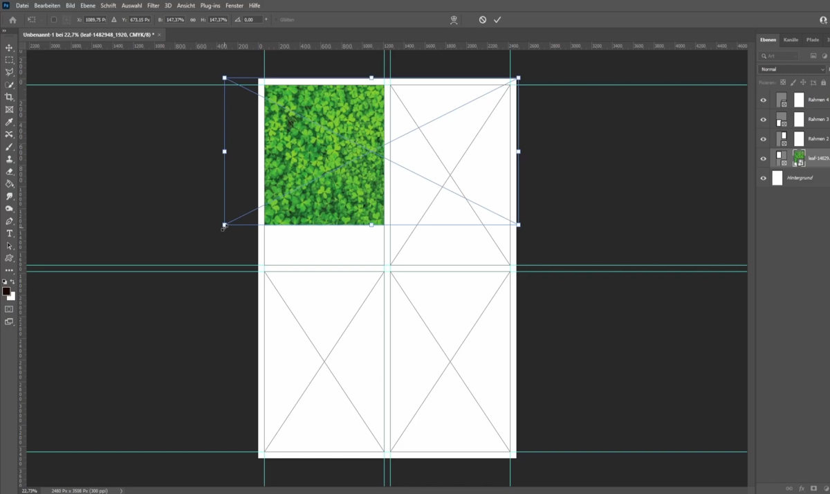 Fotos in einer Collage in Photoshop ändern | Luminar Neo Blog

