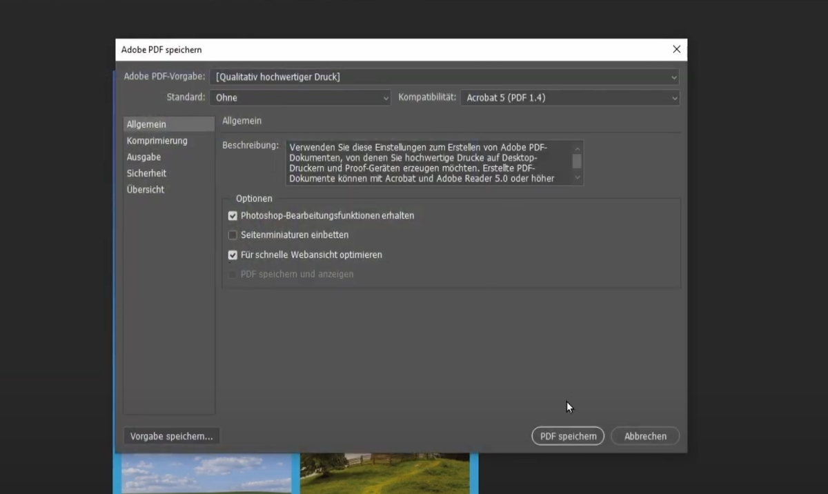 Eine Collage in Photoshop speichern | Luminar Neo Blog

