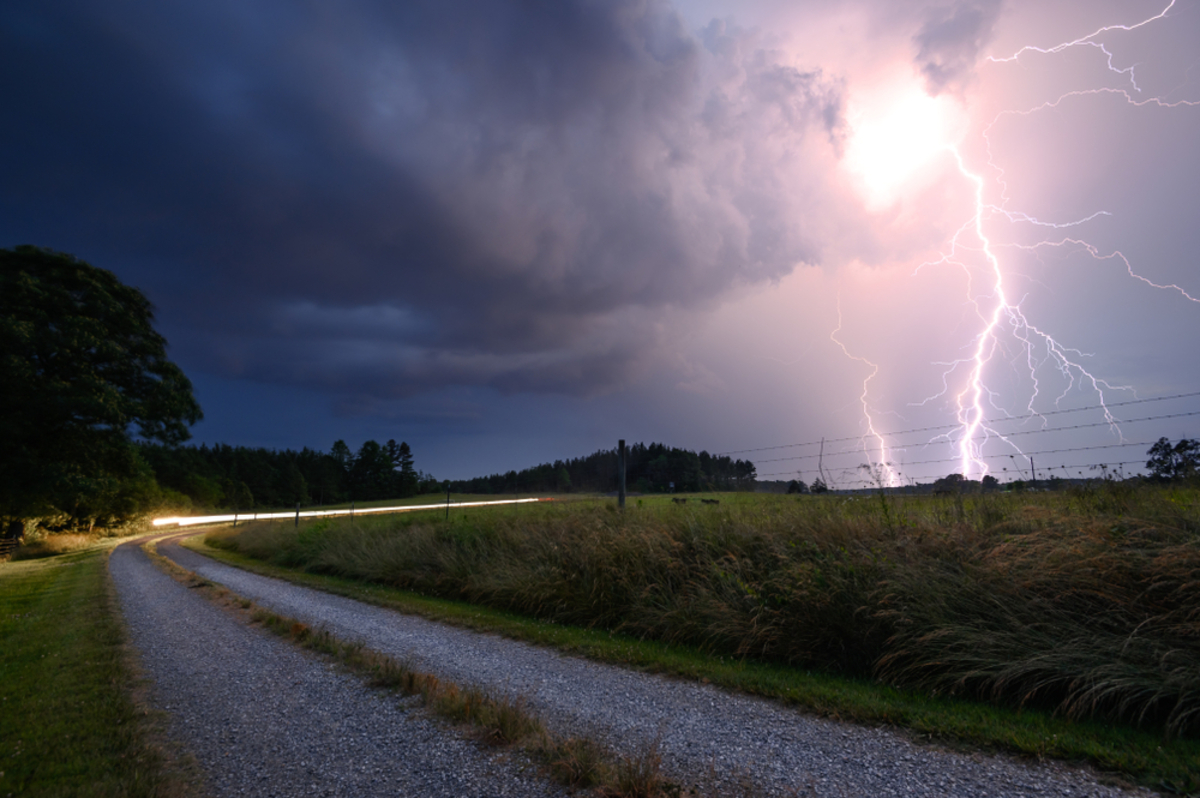 Foto des Weges und des Blitzes | Luminar Neo Blog