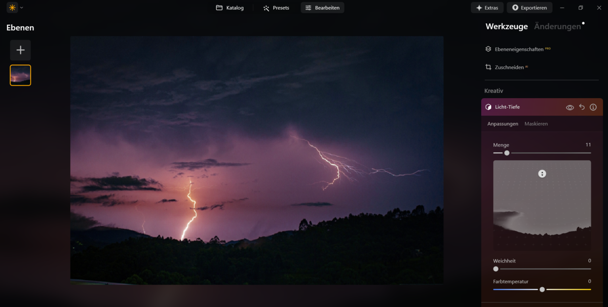 Licht Tiefe in Luminar Neo | Luminar Neo Blog

