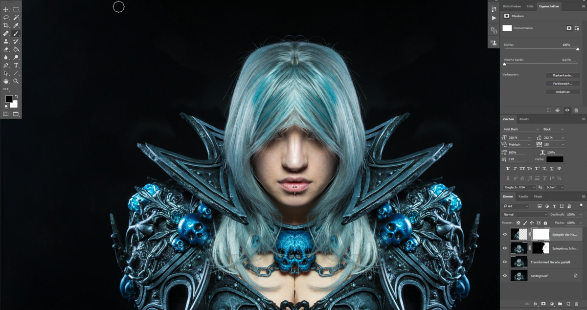 Einen bestimmten Teil eines Fotos in Photoshop spiegeln | Luminar Neo Blog