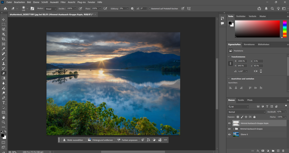 Den Himmel in Photoshop klonen | Luminar Neo Blog