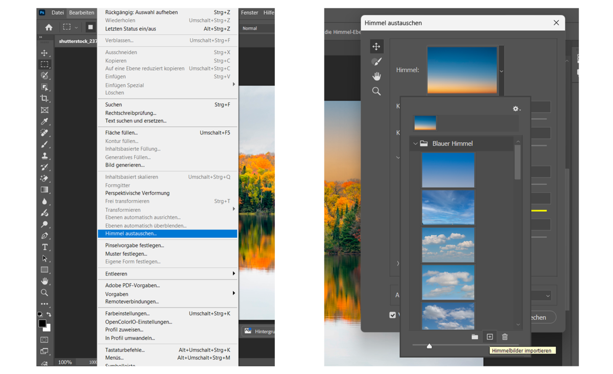 Schrittweiser Himmel Austauschen Photoshop | Luminar Neo Blog