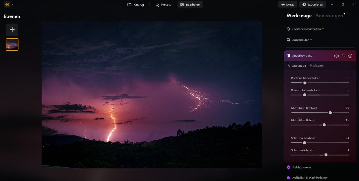 Superkontrast in Luminar Neo | Luminar Neo Blog

