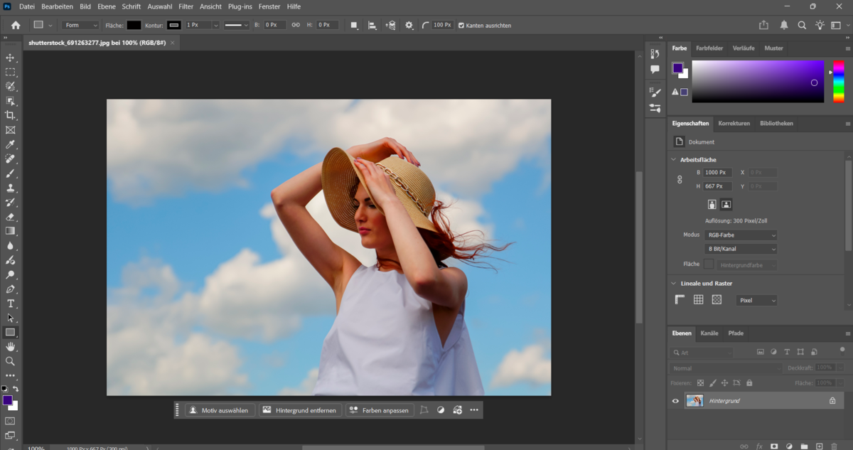 Öffne dein Foto in Photoshop | Luminar Neo Blog