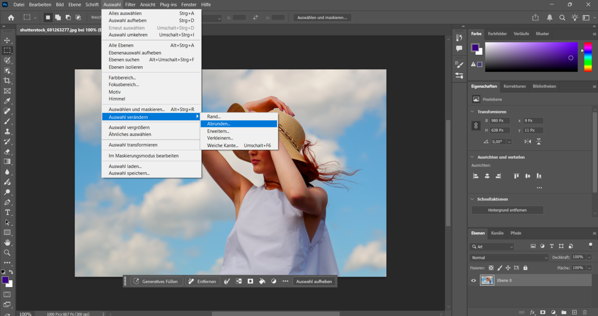 Ecken in Photoshop abrunden | Luminar Neo Blog
