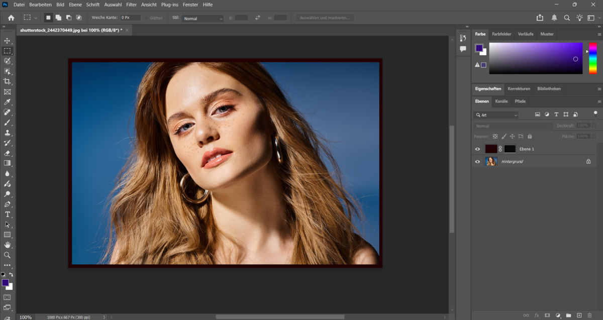 Fotorahmen in Photoshop | Luminar Neo Blog

