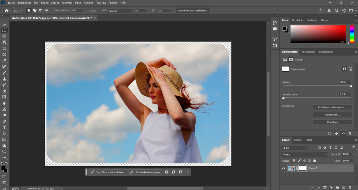 Erstellen einer Ebenenmaske in Photoshop | Luminar Neo Blog
