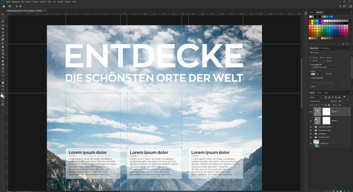 Hinzufügen von Bilderrahmen in Photoshop | Luminar Neo Blog

