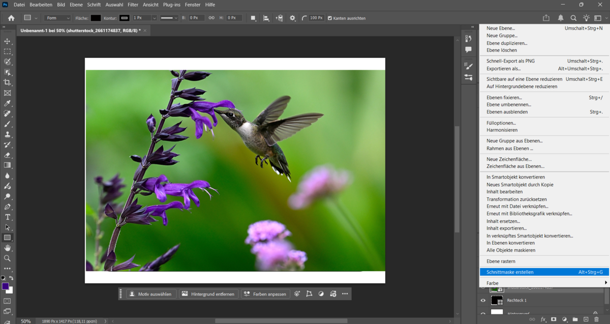 Schnittmaske erstellen in Photoshop | Luminar Neo Blog