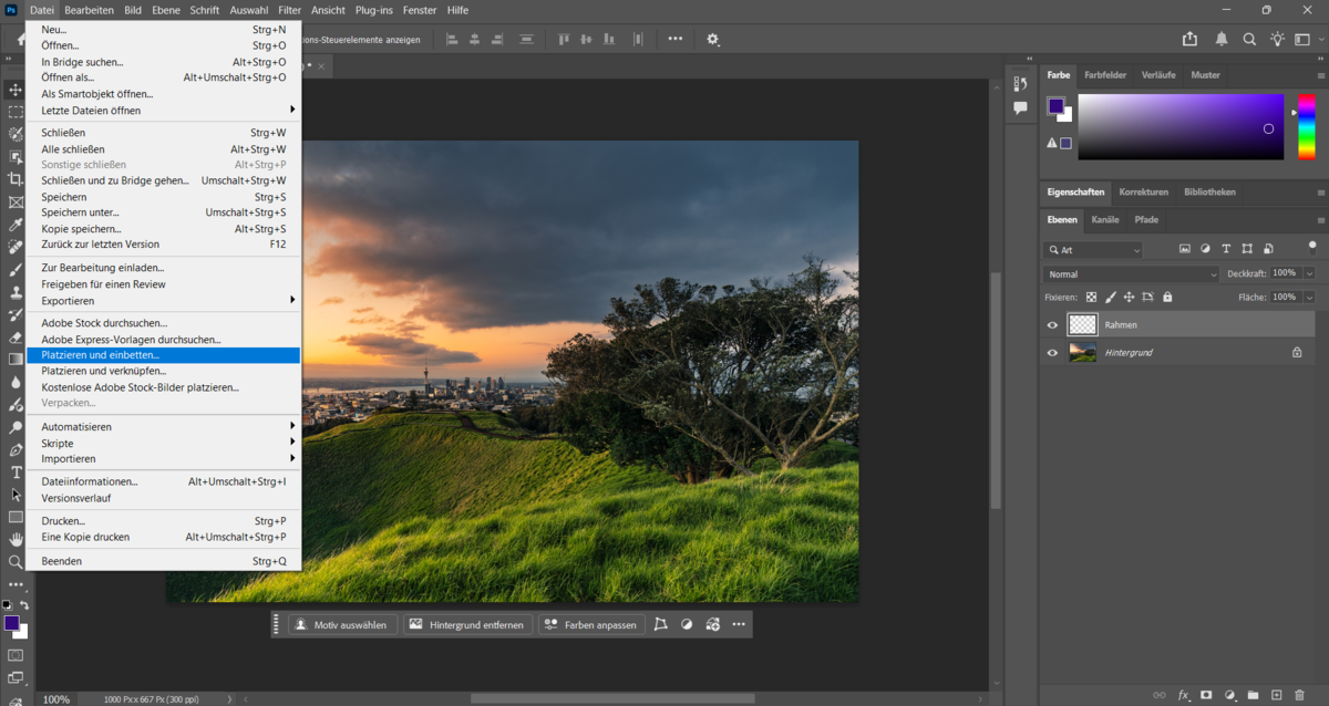 Hinzufügen einer Textur zu einer Ebene in Photoshop | Luminar Neo Blog
