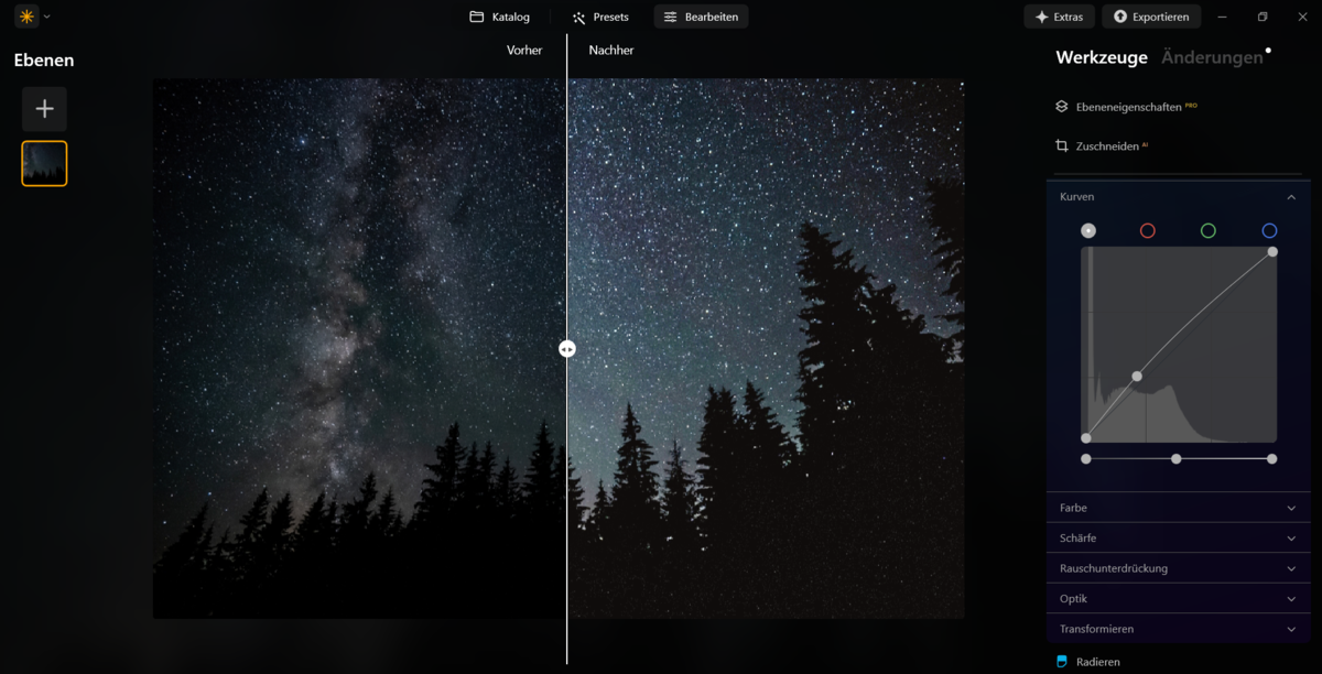 Farbkurve in Luminar Neo | Luminar Neo Blog