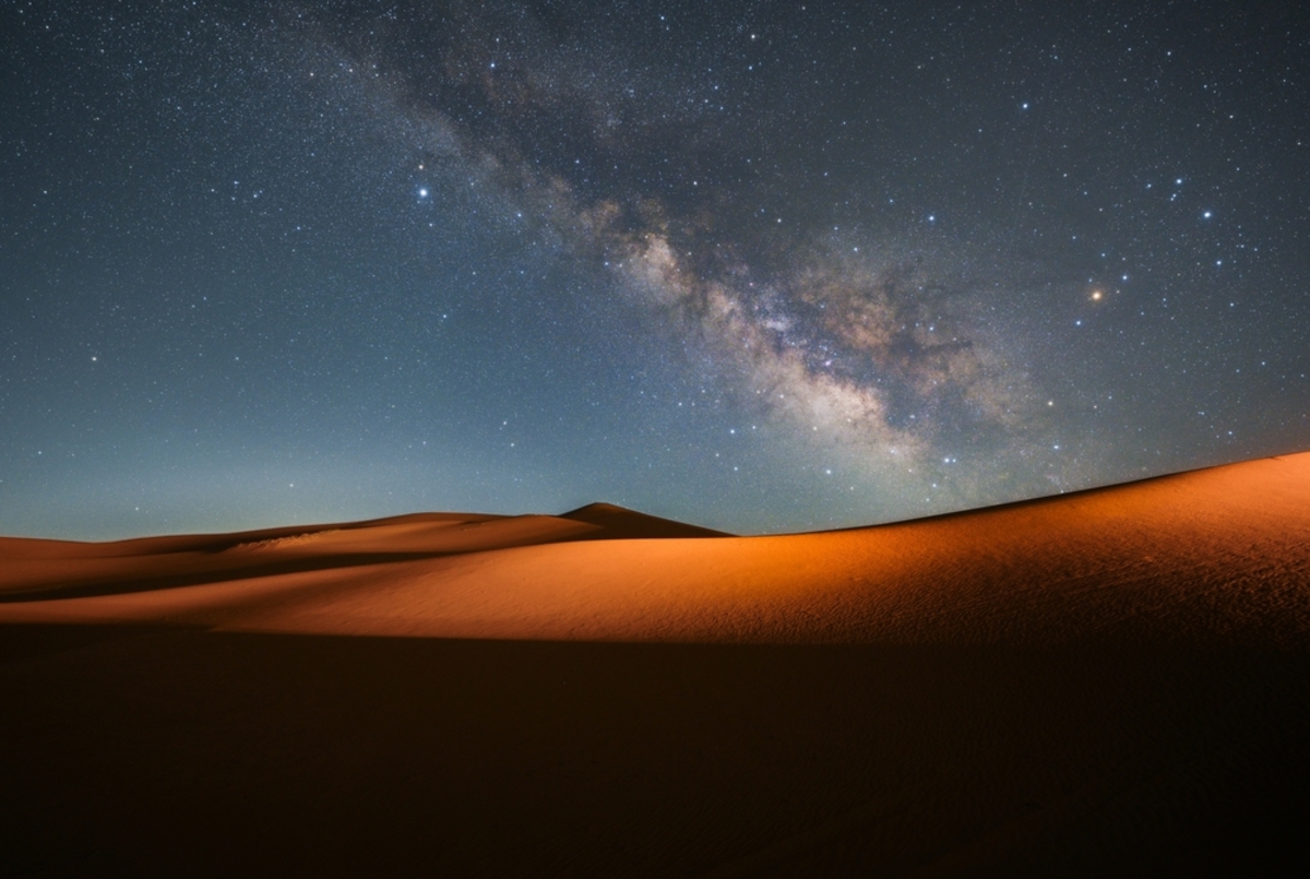 Sternenhimmel in der Wüste | Luminar Neo Blog