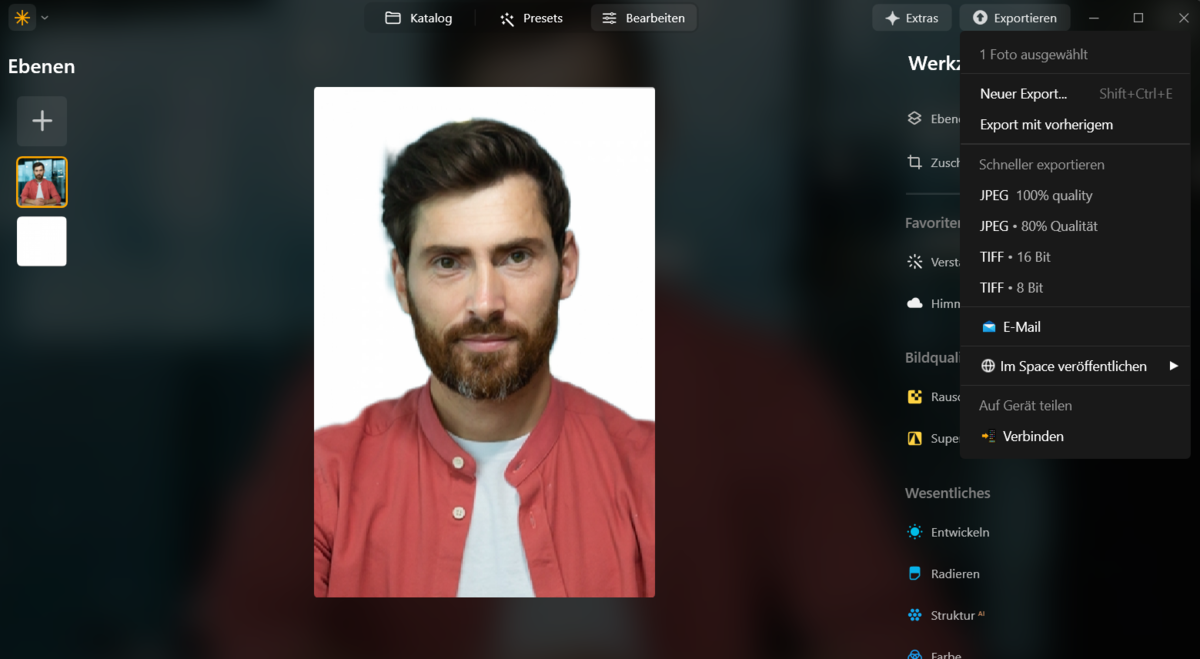 Fotos in Luminar Neo speichern | Luminar Neo Blog