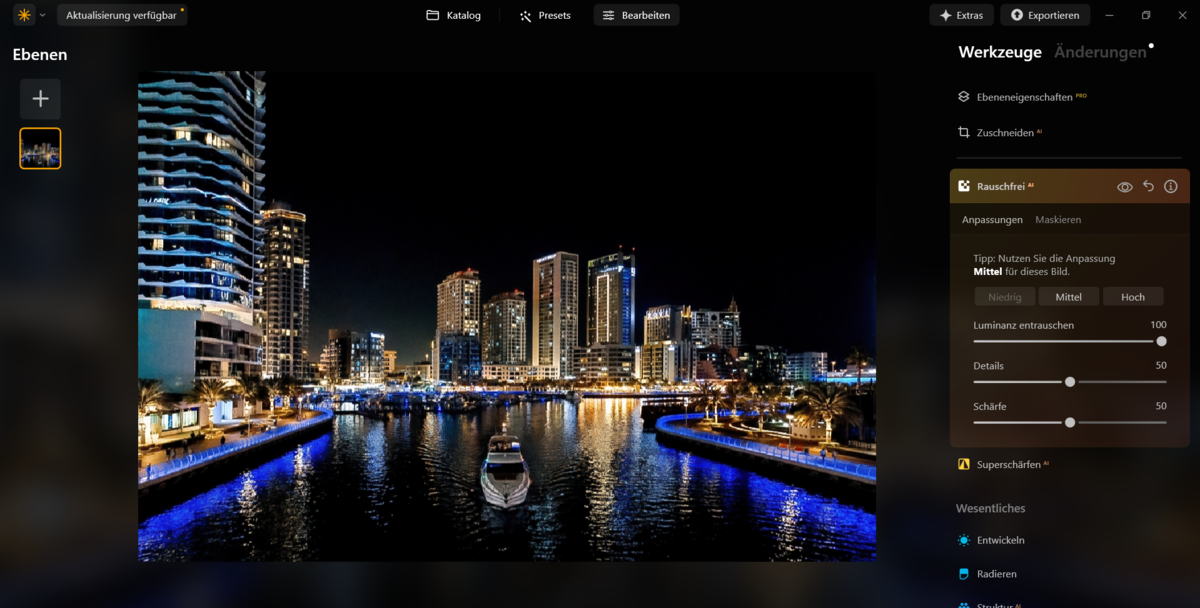 Rauschfrei in Luminar Neo | Luminar Neo Blog