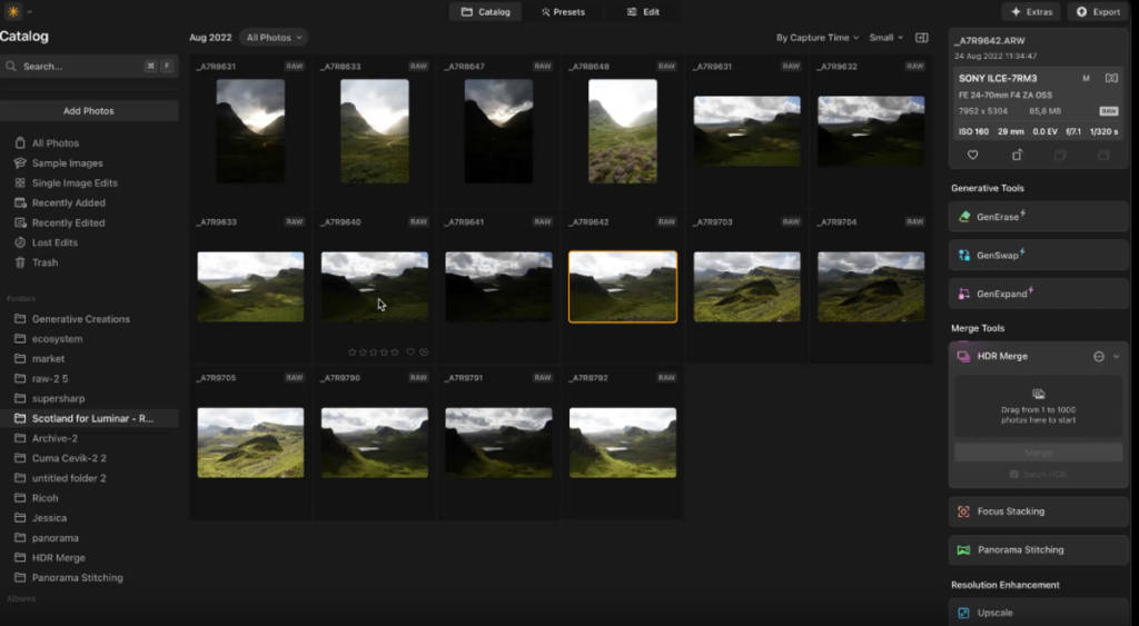 Stapelverarbeitung in Luminar Neo | Luminar Neo Blog