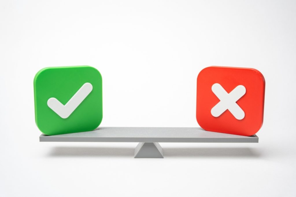 Häkchen und Kreuz | Luminar Neo Blog