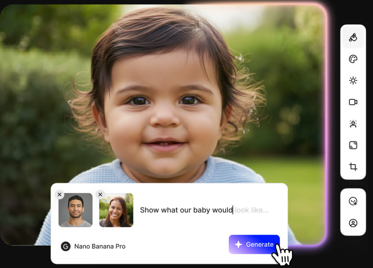 VEED Baby Face Generator | Luminar Neo Blog