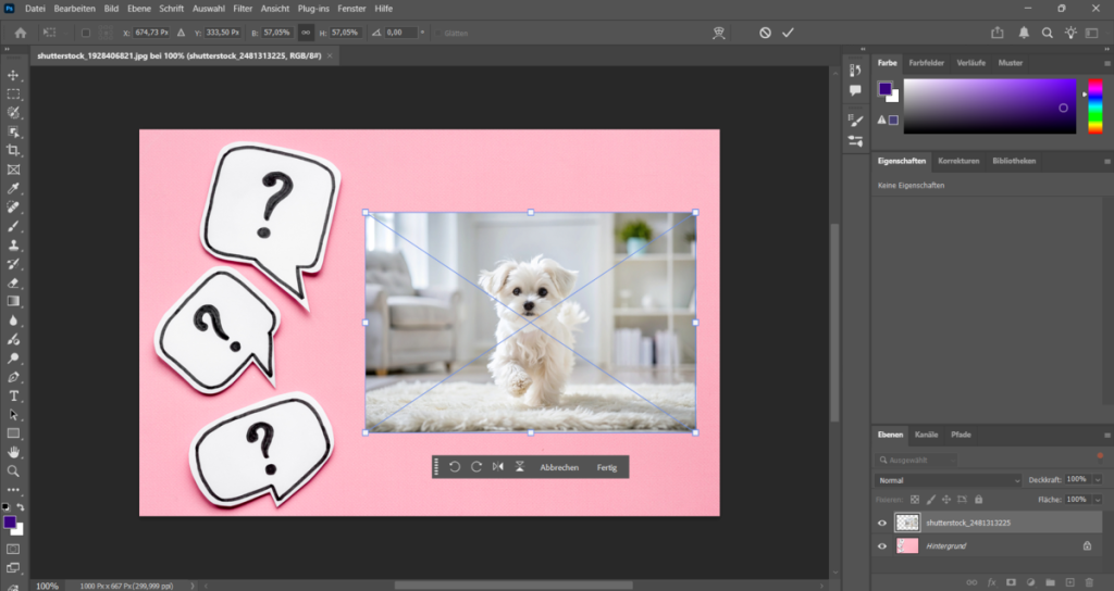 Ein Foto das in Photoshop in ein anderes eingefügt wurde | Luminar Neo Blog