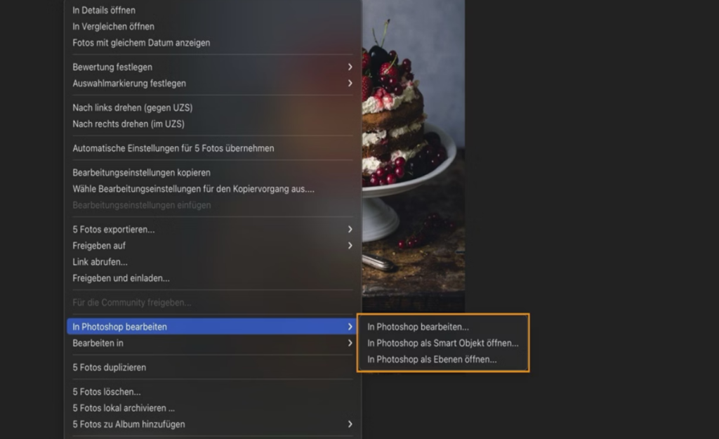 Einfügen eines Fotos aus Lightroom in Photoshop | Luminar Neo Blog