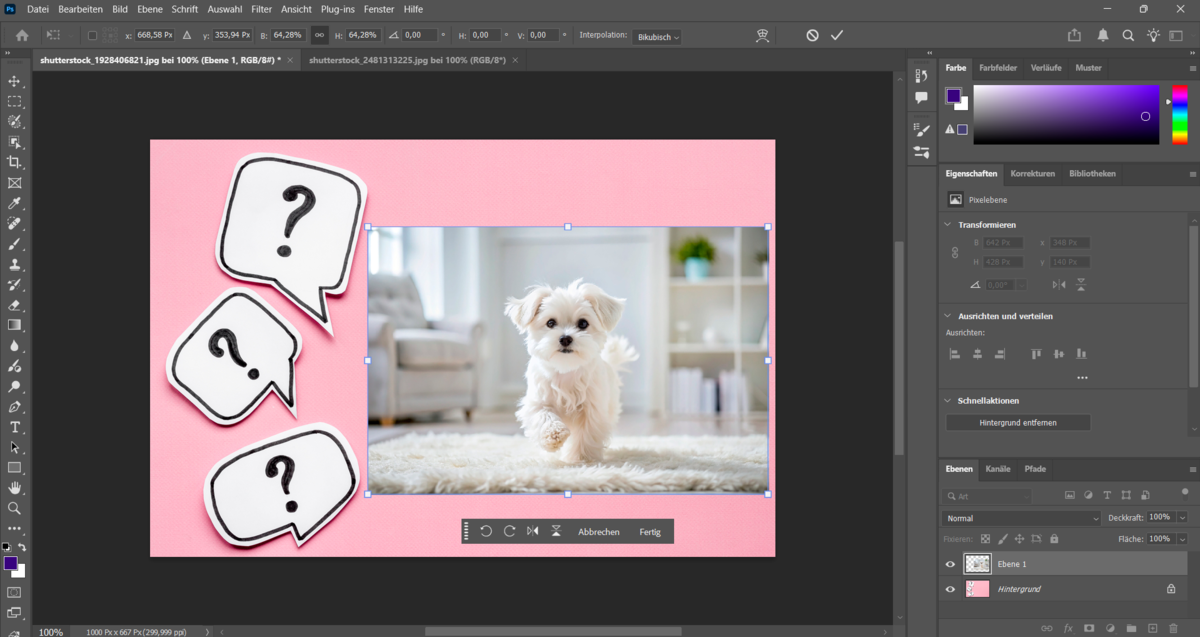 Einfügen eines Fotos in ein Bild in Photoshop | Luminar Neo Blog