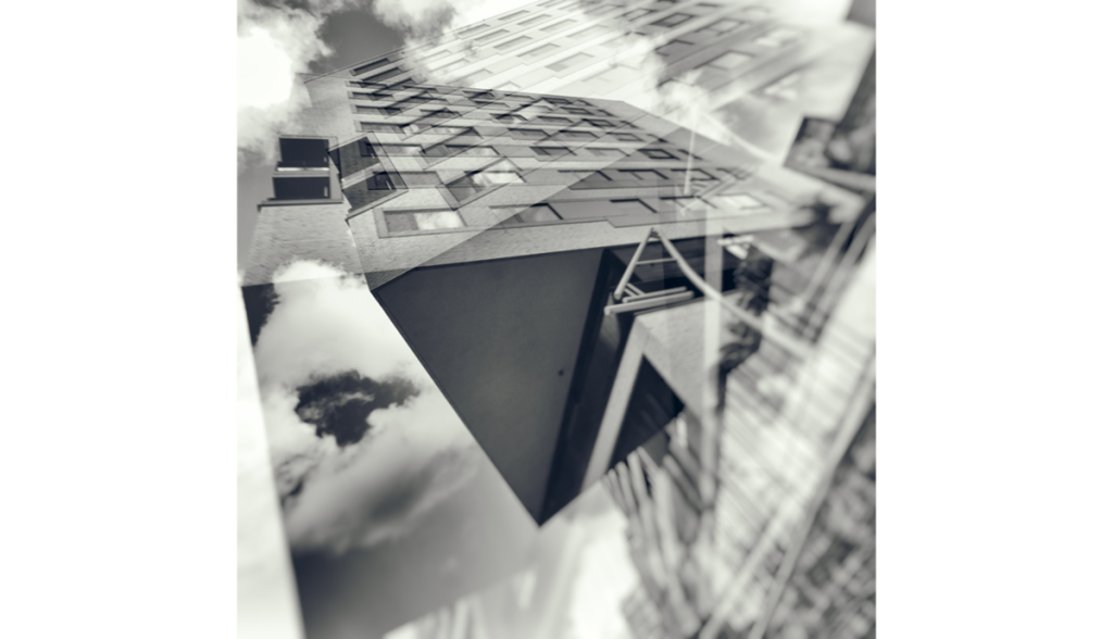 Doppelbelichtung von Gebäude und Himmel | Luminar Neo Blog