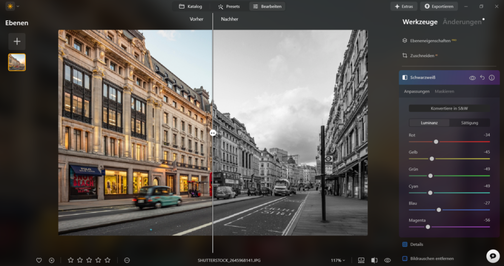 Fotos in Luminar Neo in Schwarzweiß umwandeln | Luminar Neo Blog