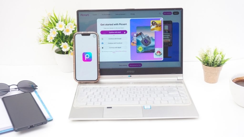 Picsart-Oberfläche | Luminar Neo Blog