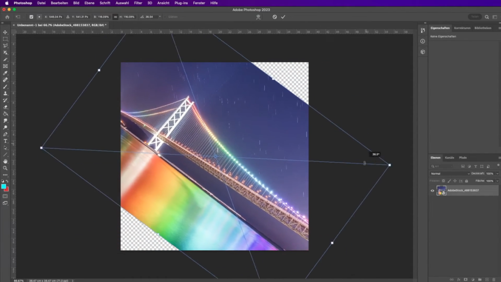 Foto in Photoshop gedreht | Luminar Neo Blog